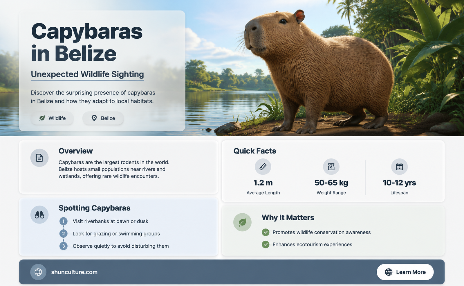 are capybaras in belize