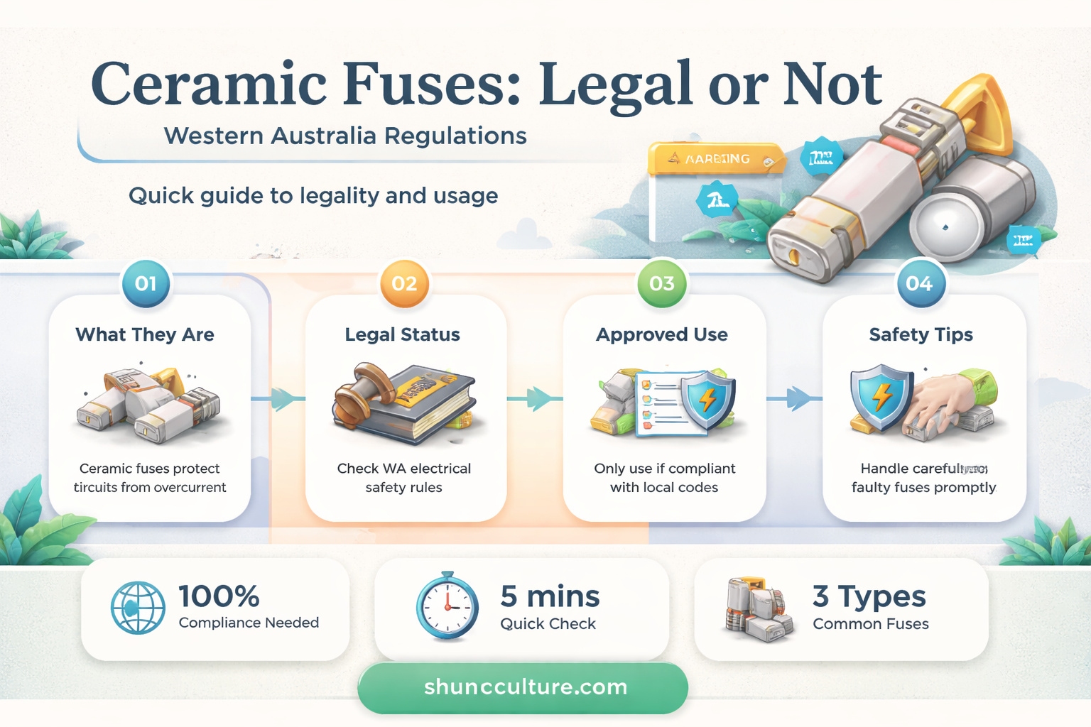 are ceramic fuses illegal in western australia