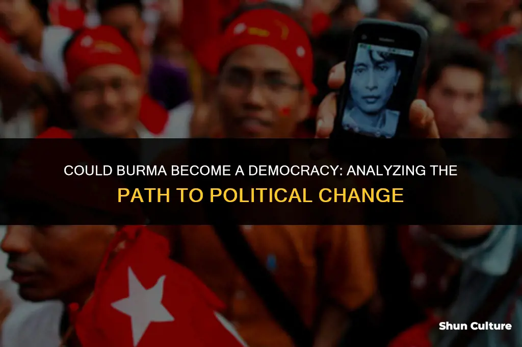 could burma become a democracy