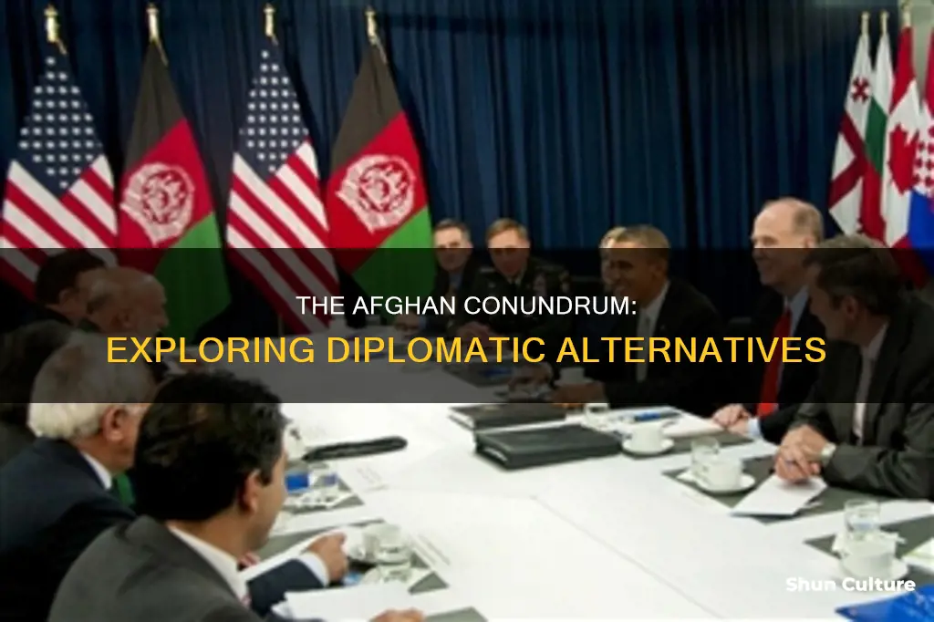 could the war in afghanistan been solved diplomatically