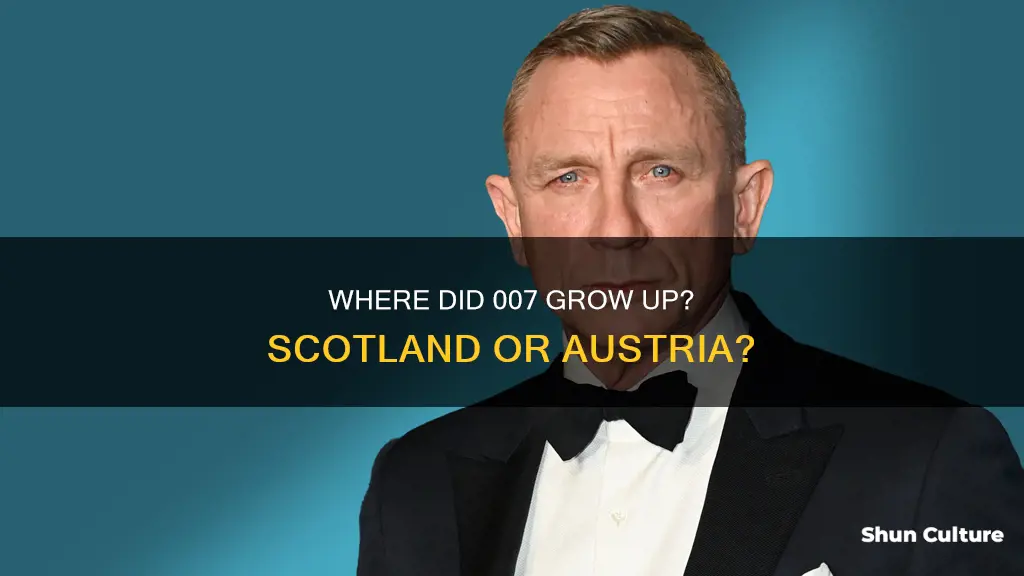 did 007 grow up in scotland or austria