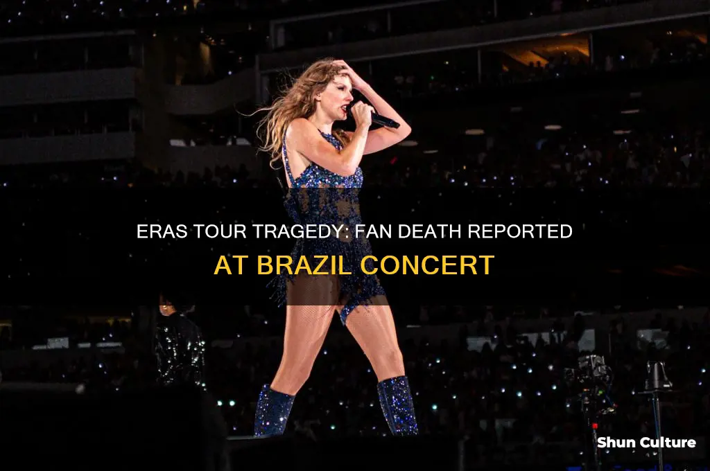 did a fan died at the eras tour brazil