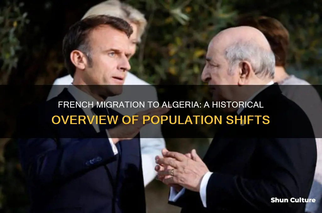 did a lot of french migrate to algeria