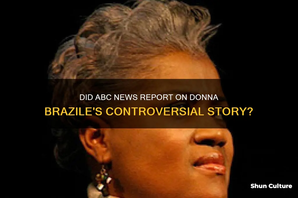 did abc news cover the donna brazile story