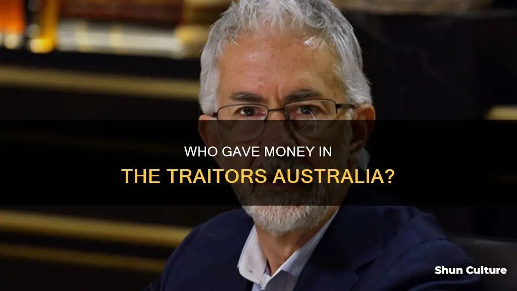 did alex give craig any money in the traitors australia