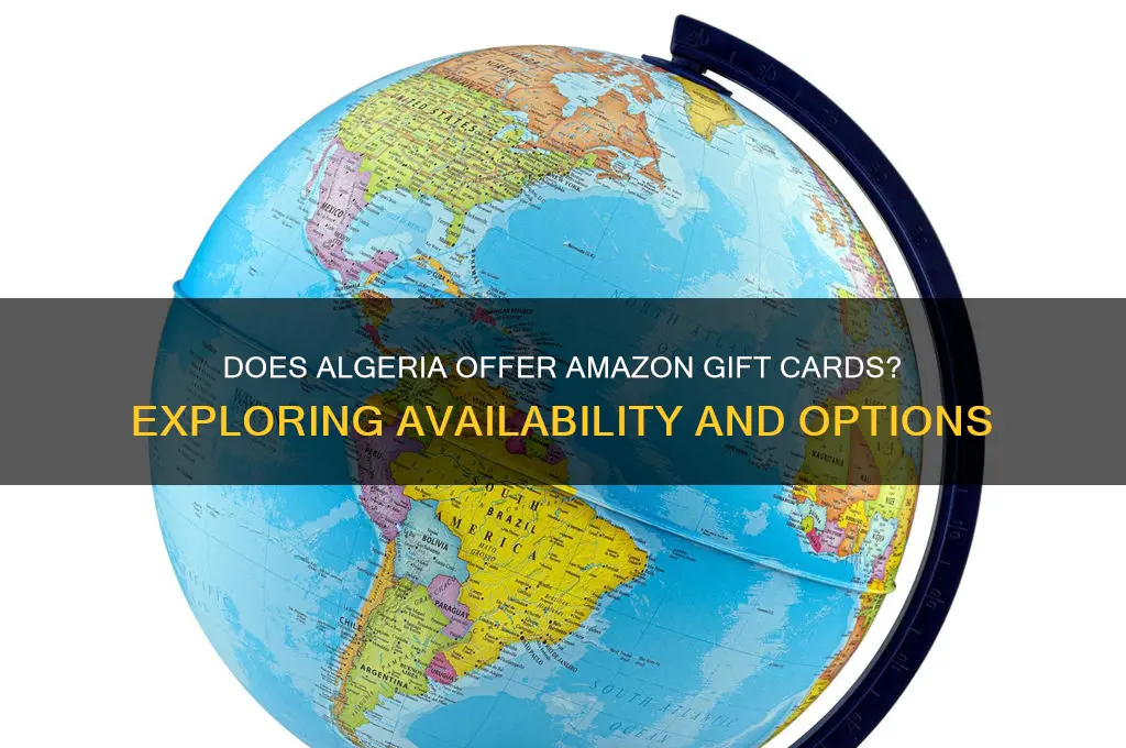 did algeria have amazon card