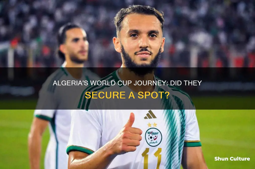 did algeria make the world cup