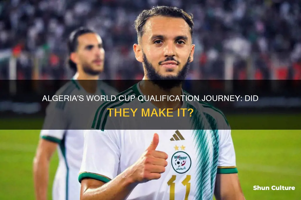 did algeria qualify for the world cup
