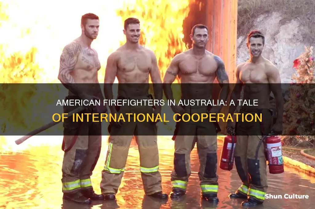 did american firefighters go to australia