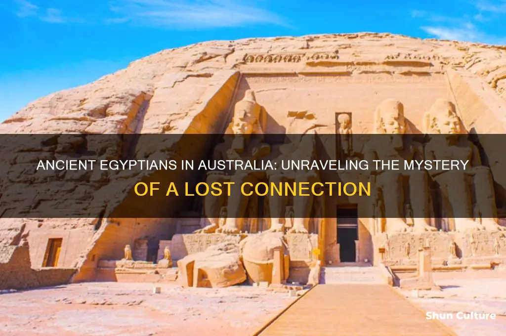 did ancient egyptions go to australia