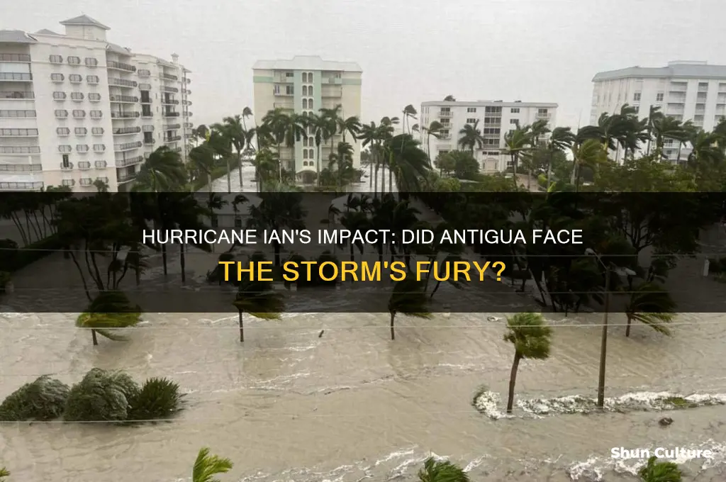 did antigua get hit by hurricane ian