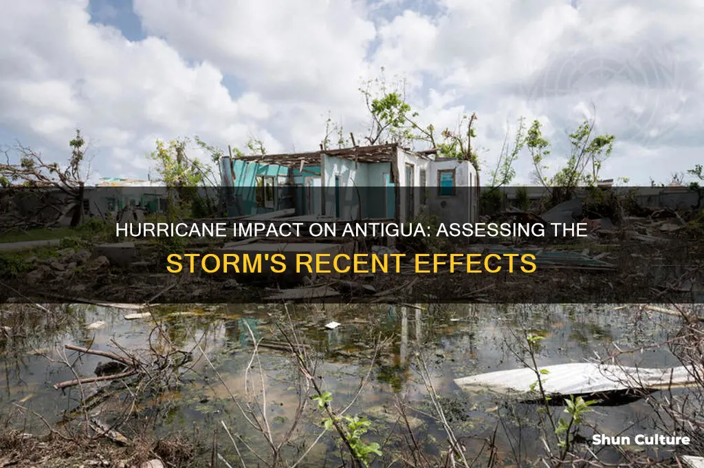 did antigua get hit by hurricane