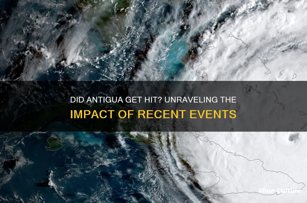 did antigua get hit