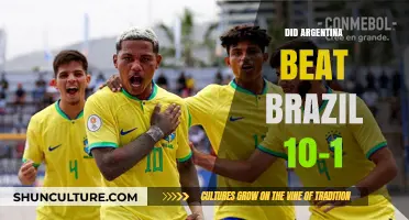 Argentina's Historic 10-1 Victory Over Brazil: Fact or Fiction?