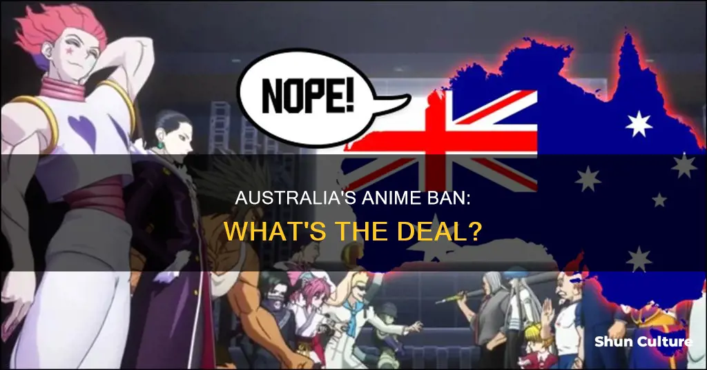 did australia ban anime