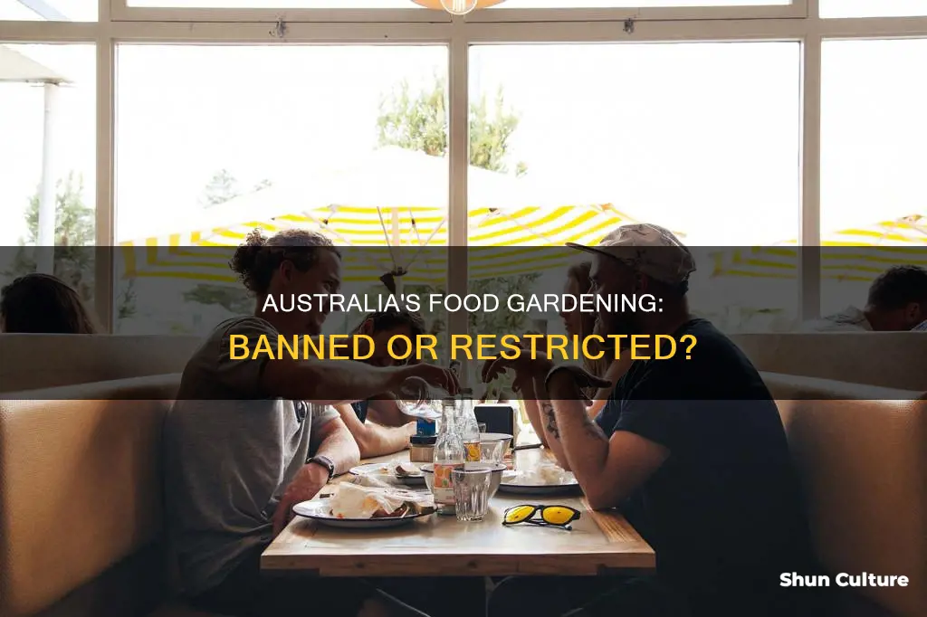 did australia ban growing your own food