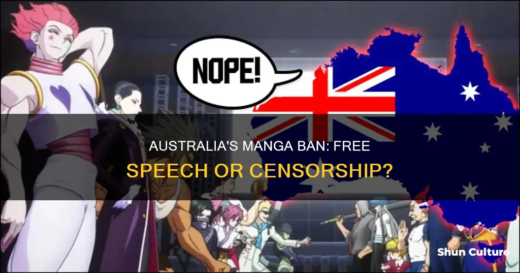 did australia ban manga