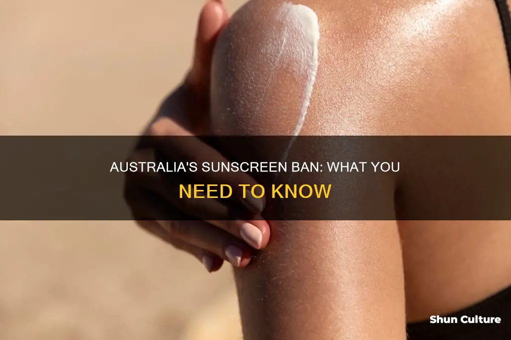 did australia ban sunscreen