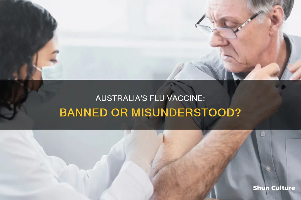 did australia ban the flu vaccine