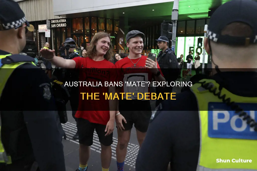 did australia ban the word mate