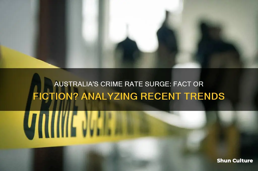 did australia crime rate go up