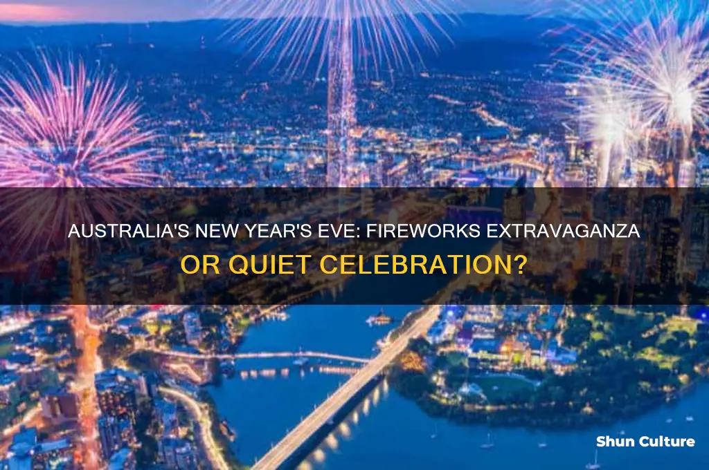 did australia have fireworks for new year