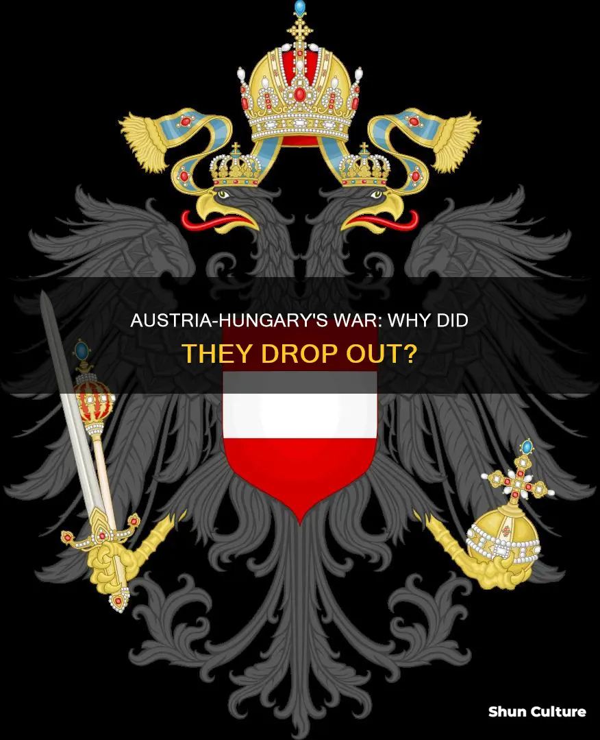 did austria hungary drop dropout war