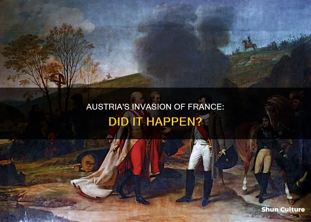 did austria invade france