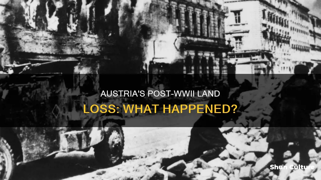 did austria lose land after ww2