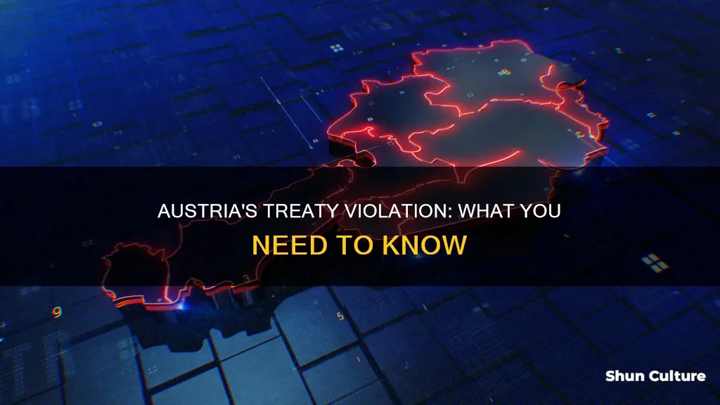 did austria violate the treaty