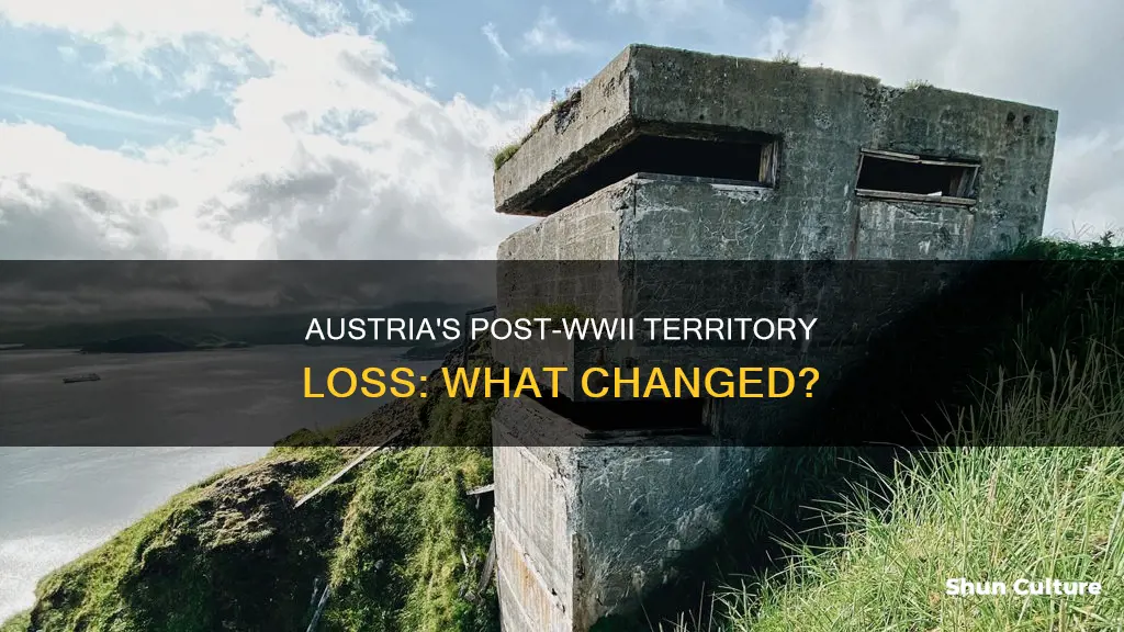 did austris lose any territory after ww2