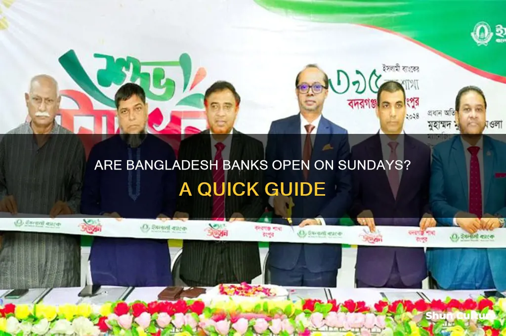 did bangladesh banks open on sunday