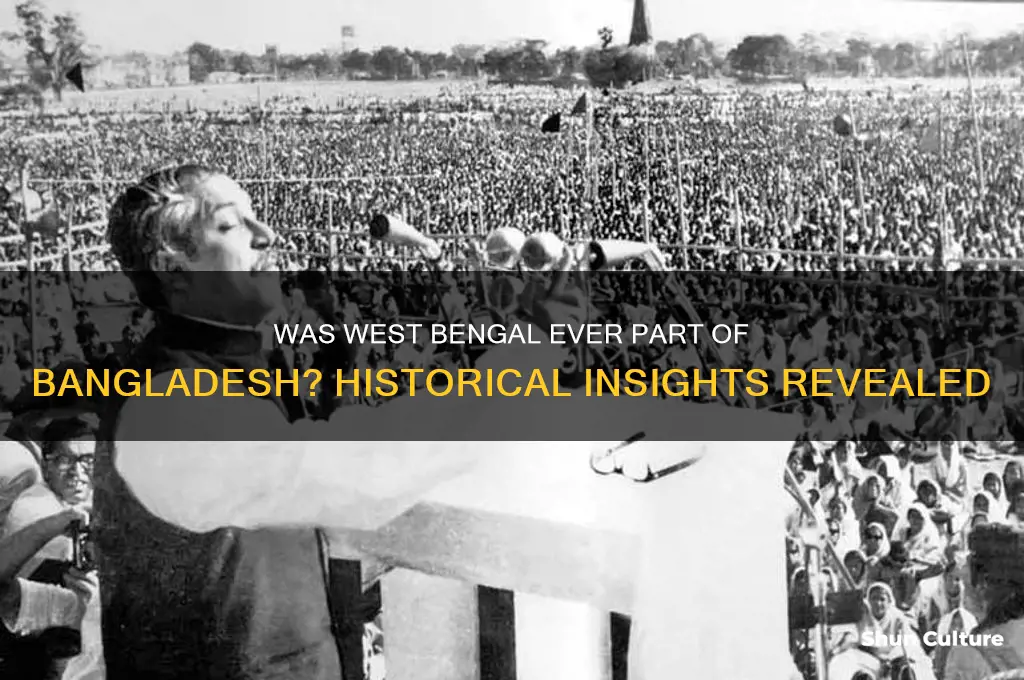 did bangladesh ever include west bengal