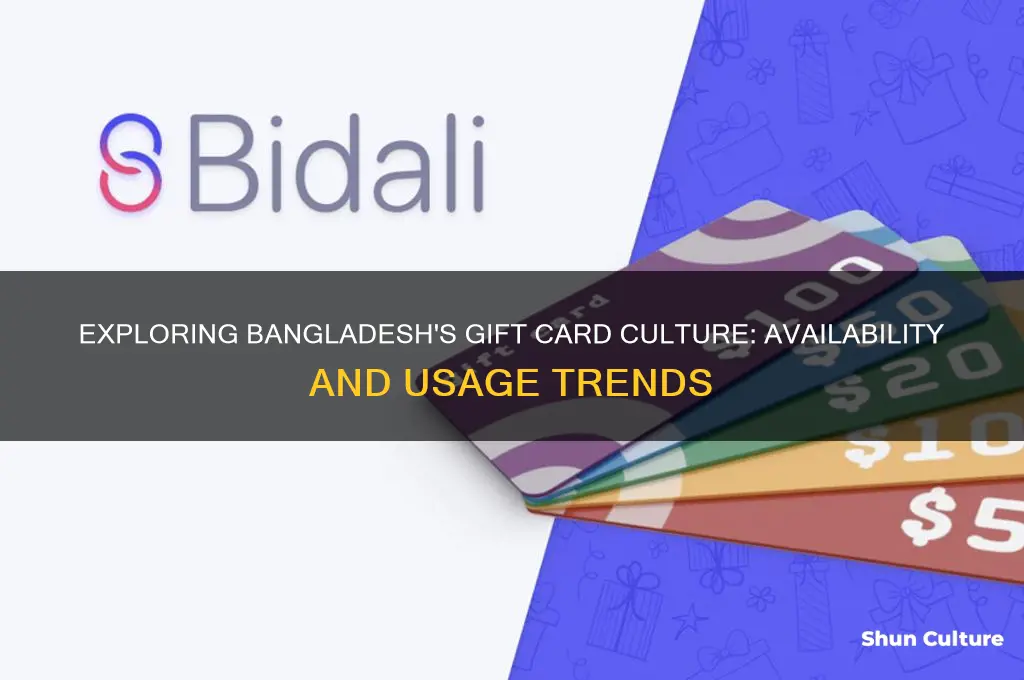 did bangladesh have gift card