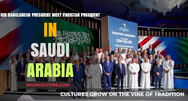 Bangladesh and Pakistan Presidents' Historic Meeting in Saudi Arabia