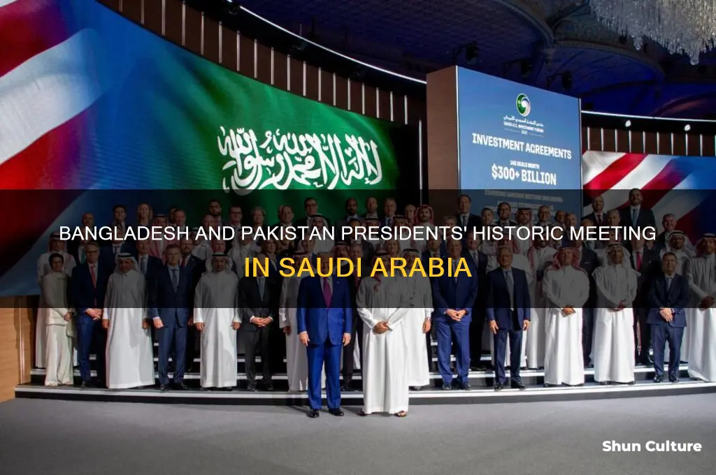 did bangladesh president meet pakistan president in saudi arabia