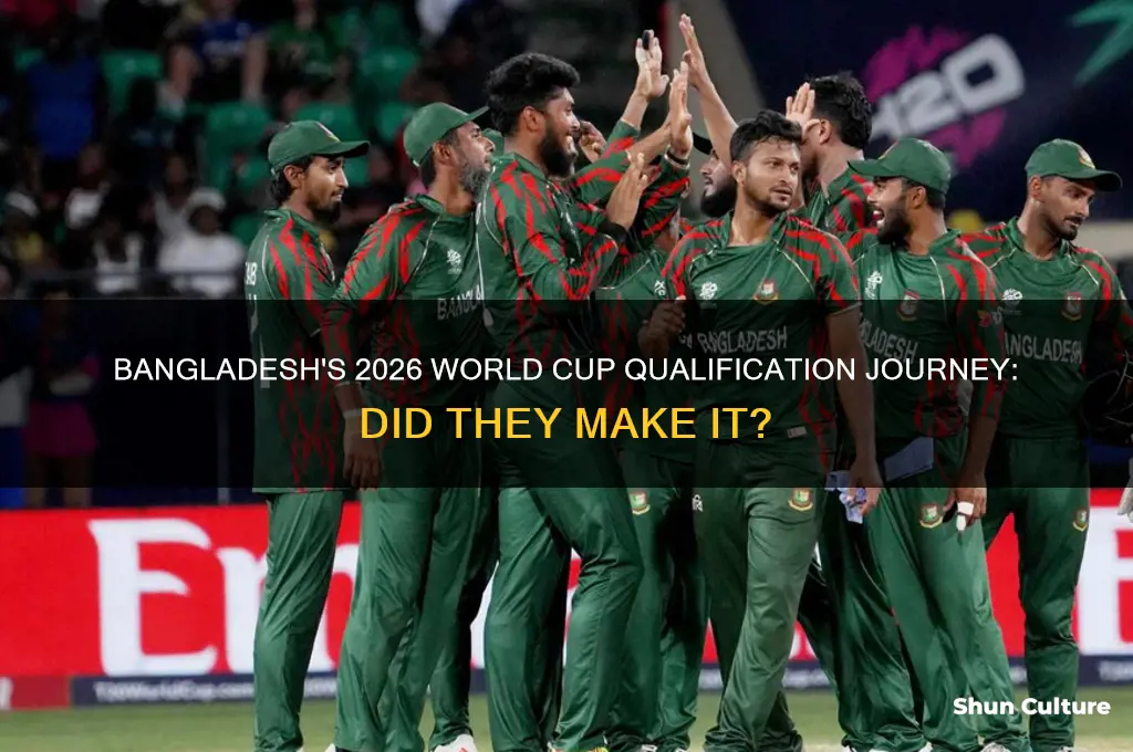 did bangladesh qualify for world cup 2026