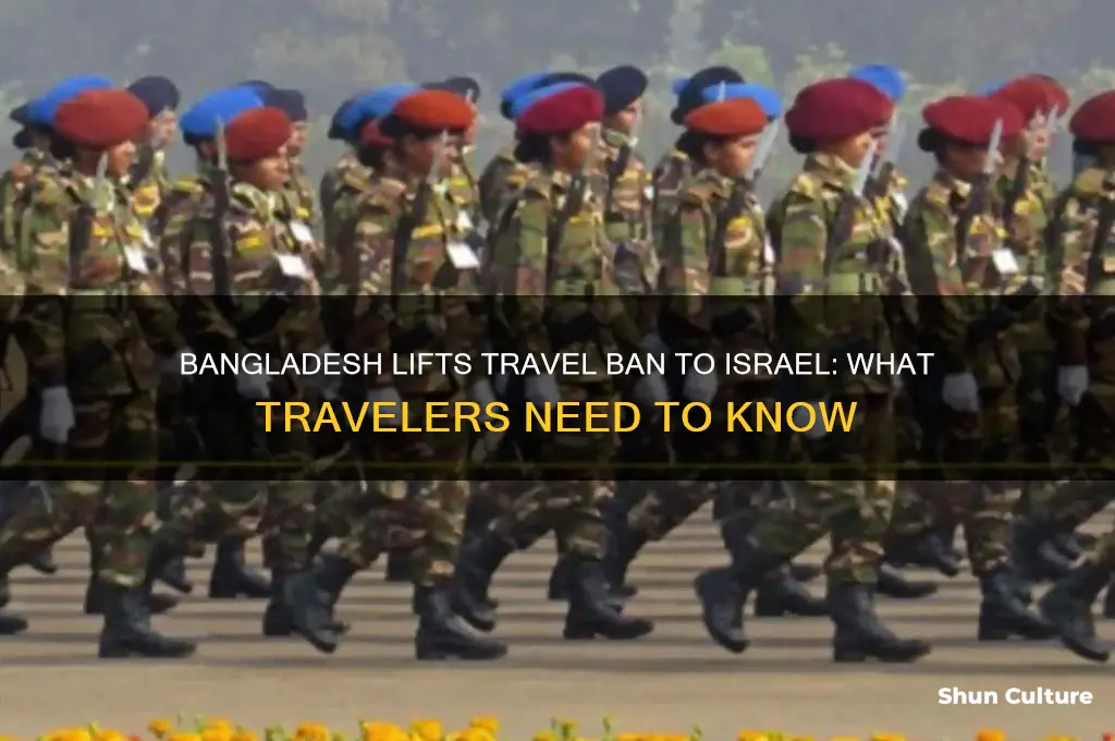 did bangladesh remove travel ban to israel