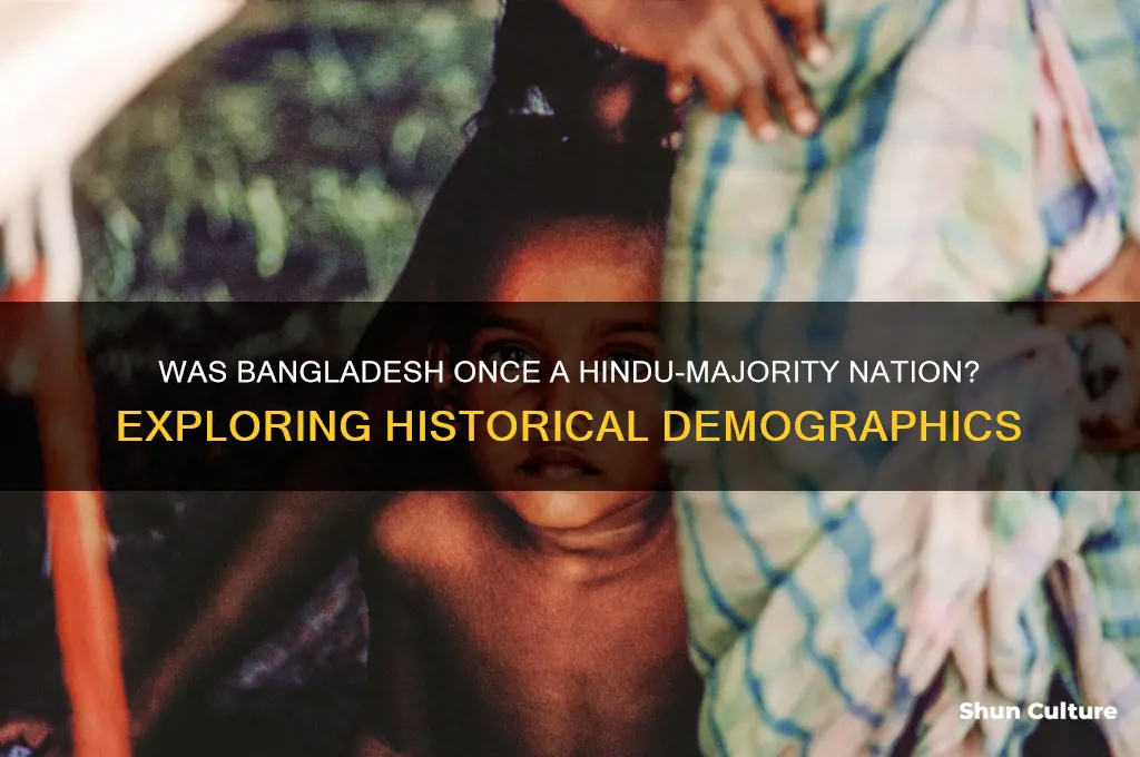 did bangladesh used to be majority hindu
