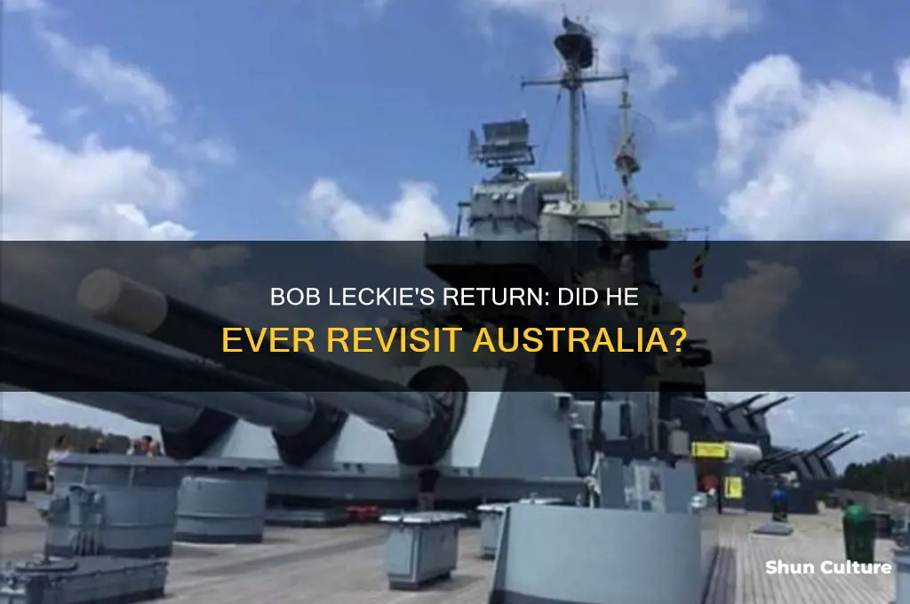 did bob leckie ever go back to australia