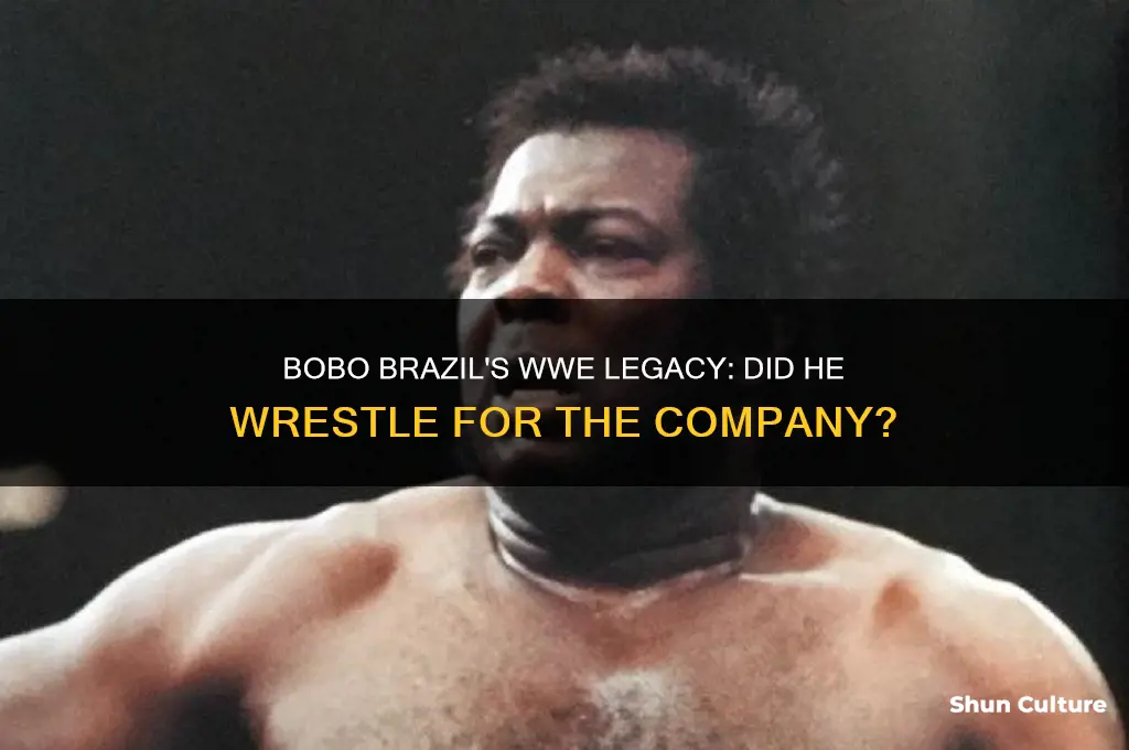 did bobo brazil wrestle for wwe