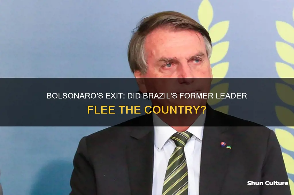 did bolsonaro leave brazil