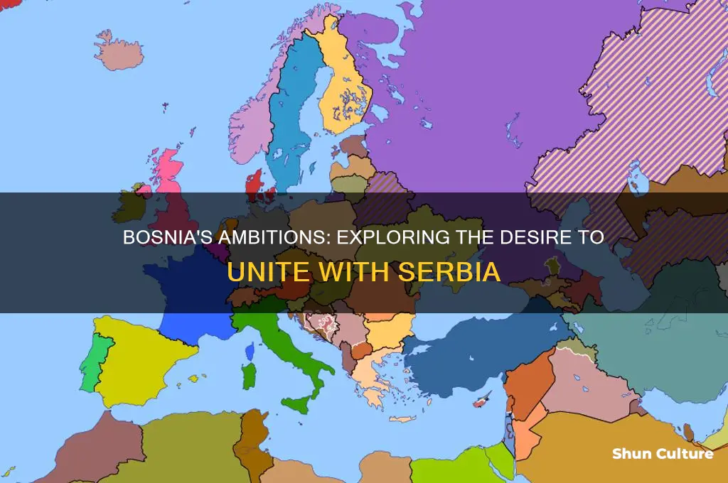 did bosnia want to join serbia