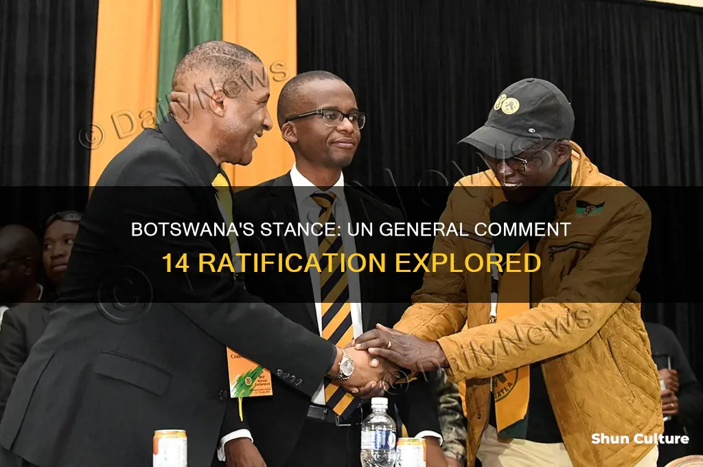 did botswana ratifie the un general comment 14