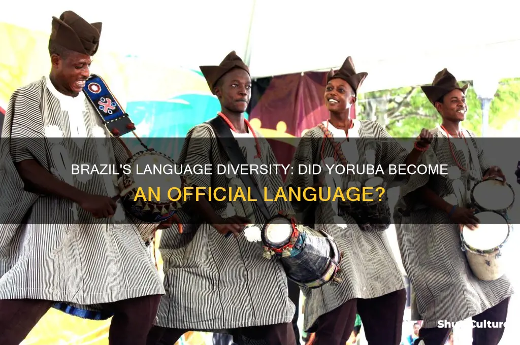did brazil adopt yoruba as an official language