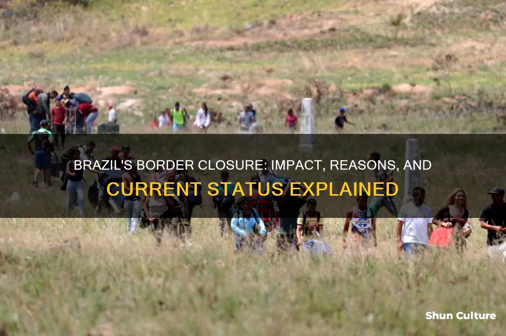did brazil close its borders