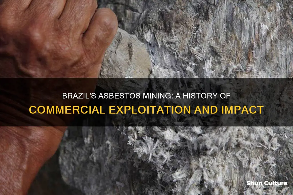 did brazil commercially mine asbestos