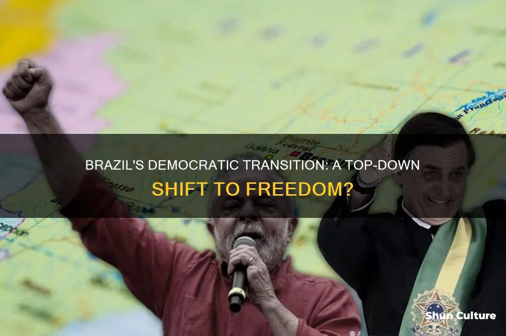 did brazil have a top down transition to democracy
