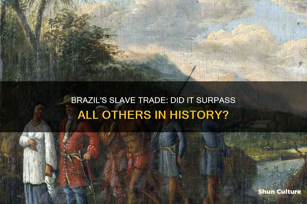did brazil have the most slaves