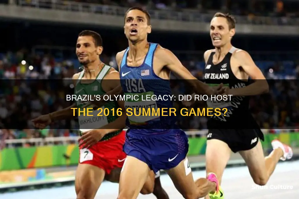 did brazil host the olympics